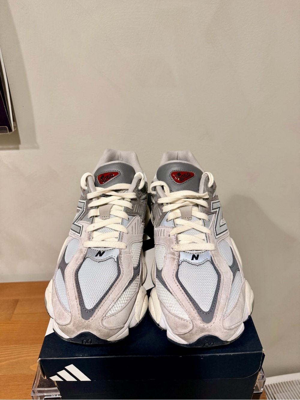 New Balance 9060 unisex sneakers (gray colorway). - Picture 2 of 9